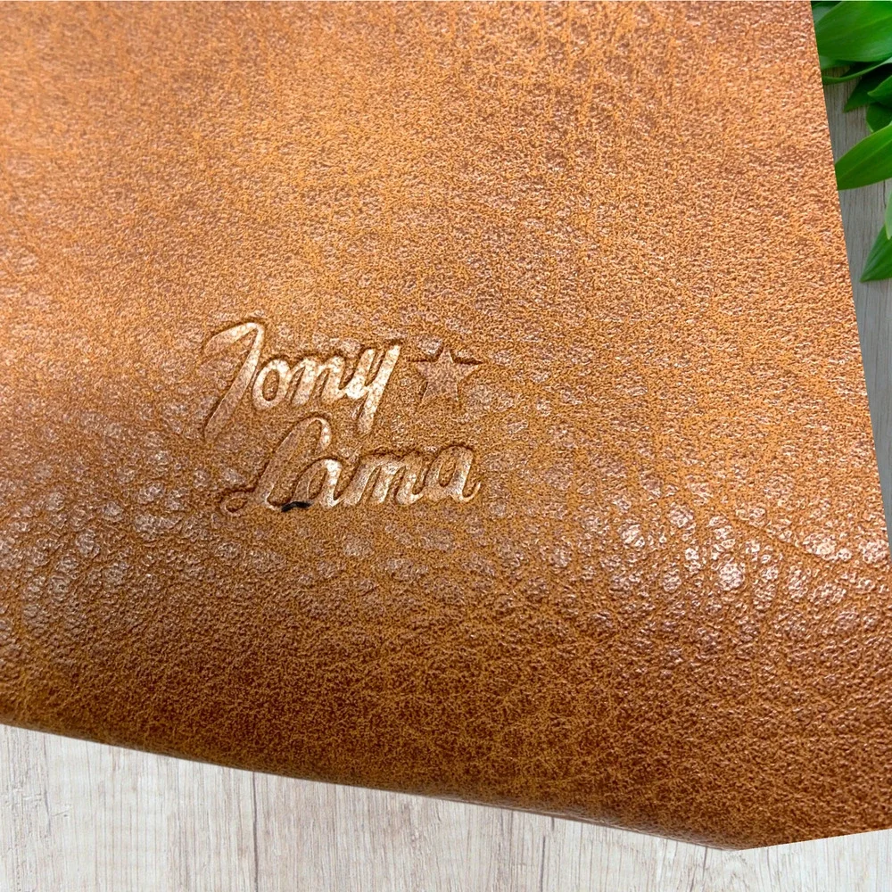 Tony Lama Brown Western Crossbody Bag Rustic Faux Leather Purse Concealed Carry